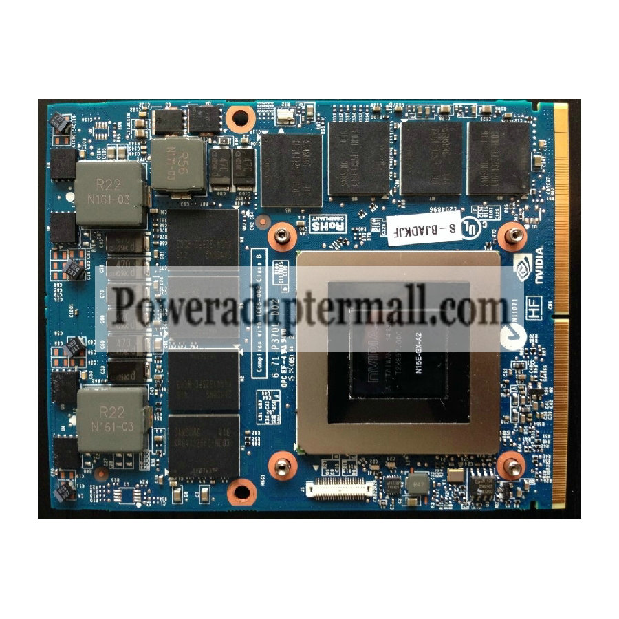 Clevo P150SM nvidia GTX880M 8GB GDDR5 VGA Video Graphics Card Clevo P150SM nvidia GTX880M 8GB GDDR5 VGA Video Graphics Card